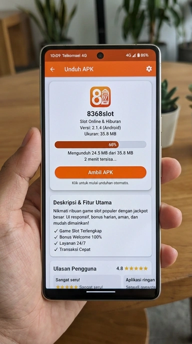 Tampilan halaman APK 8368slot