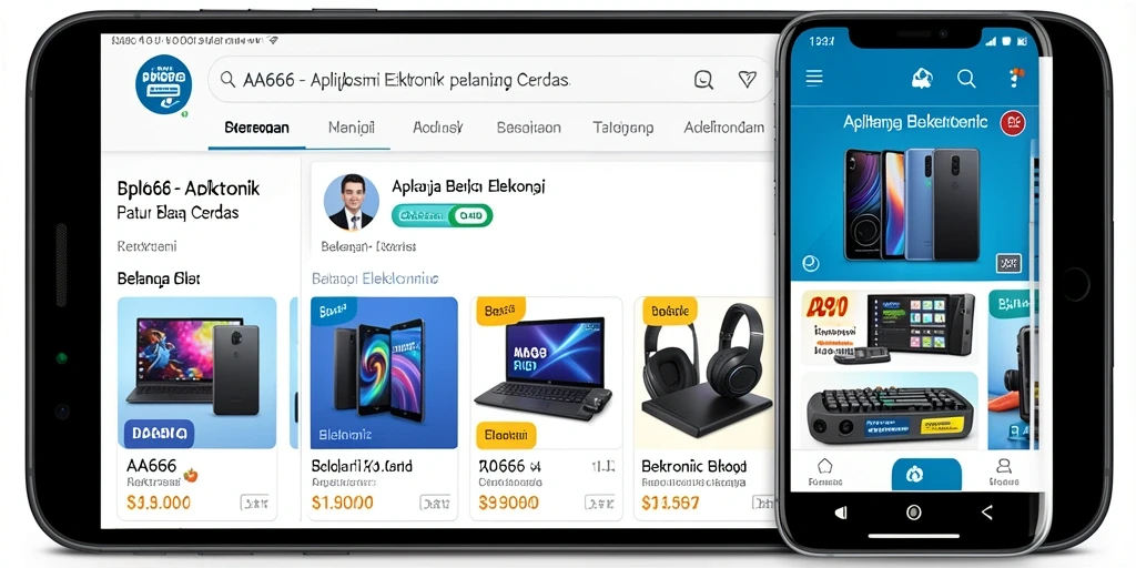 Antarmuka pengguna AA666 yang menarik dengan fitur-fitur mudah digunakan.