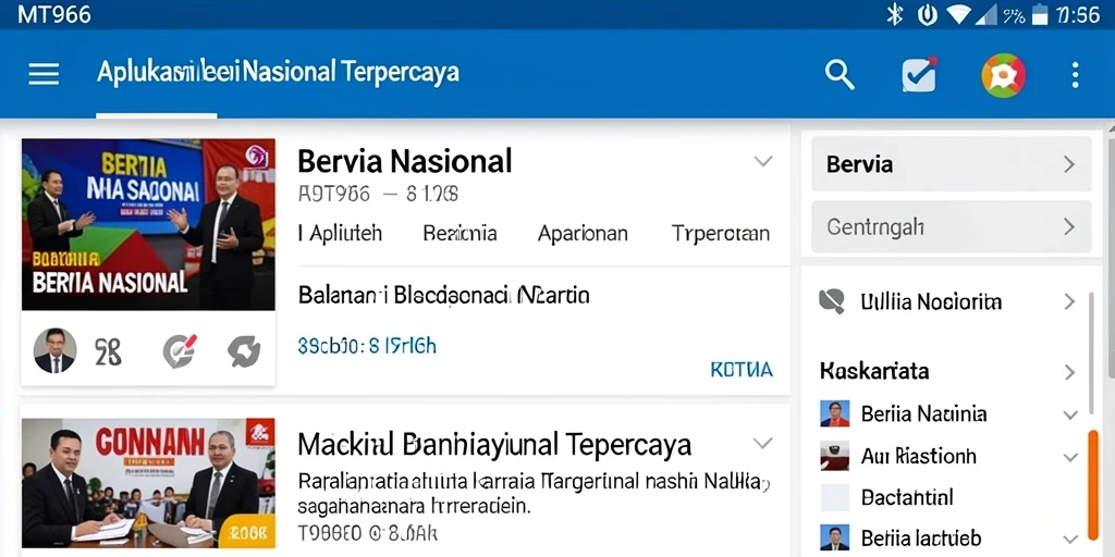 Tampilan antarmuka aplikasi MT966 yang menarik dan mudah digunakan.