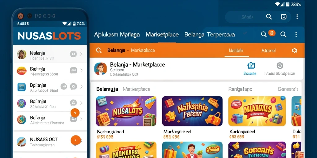 Antarmuka NUSASLOTS yang menarik dan mudah digunakan.